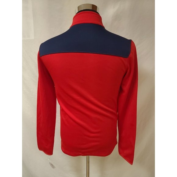 MLB St Louis Cardinals Baseball Mens Small Red 1/4 Zip Pullover Jacket NWT - Picture 5 of 12